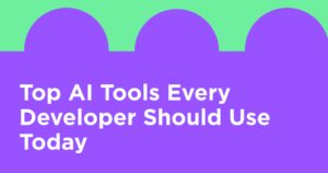 "Illustration of AI technology tools used by software developers in 2025